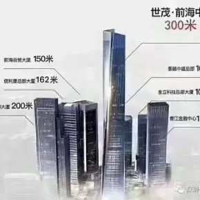 前海世茂金融中心 看山海景观 5号线铁路公园站