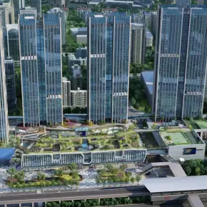 深圳市恒大城市之光 物业招商 租赁中心 龙岗区写字楼办公出租